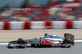 20.05.2011 Barcelona, Spain,  Jenson Button (GBR), McLaren Mercedes - Formula 1 World Championship, Rd 05, Spainish Grand Prix, Friday Practice