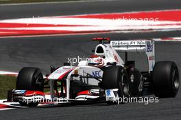 20.05.2011 Barcelona, Spain,  Kamui Kobayashi (JAP), Sauber F1 Team, C30 - Formula 1 World Championship, Rd 05, Spainish Grand Prix, Friday Practice