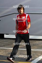 20.05.2011 Barcelona, Spain,  Fernando Alonso (ESP), Scuderia Ferrari - Formula 1 World Championship, Rd 05, Spainish Grand Prix, Friday
