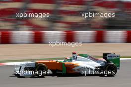 20.05.2011 Barcelona, Spain,  Adrian Sutil (GER), Force India F1 Team - Formula 1 World Championship, Rd 05, Spainish Grand Prix, Friday Practice