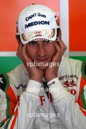 20.05.2011 Barcelona, Spain,  Adrian Sutil (GER), Force India F1 Team - Formula 1 World Championship, Rd 05, Spainish Grand Prix, Friday Practice