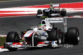 20.05.2011 Barcelona, Spain,  Sergio Pérez (MEX), Sauber F1 Team, C30 - Formula 1 World Championship, Rd 05, Spainish Grand Prix, Friday Practice