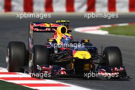 20.05.2011 Barcelona, Spain,  Mark Webber (AUS), Red Bull Racing  - Formula 1 World Championship, Rd 05, Spainish Grand Prix, Friday Practice