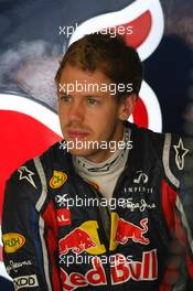 20.05.2011 Barcelona, Spain,  Sebastian Vettel (GER), Red Bull Racing - Formula 1 World Championship, Rd 05, Spainish Grand Prix, Friday Practice