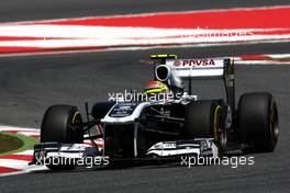 20.05.2011 Barcelona, Spain,  Pastor Maldonado (VEN), AT&T Williams, FW33 - Formula 1 World Championship, Rd 05, Spainish Grand Prix, Friday Practice