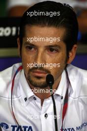 20.05.2011 Barcelona, Spain,  Jose Carabante Aguilera (ESP) Groupo Hispania - Formula 1 World Championship, Rd 05, Spainish Grand Prix, Friday Press Conference