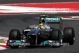 20.05.2011 Barcelona, Spain,  Nico Rosberg (GER), Mercedes GP Petronas F1 Team, MGP W02 - Formula 1 World Championship, Rd 05, Spainish Grand Prix, Friday Practice