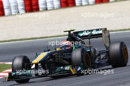 20.05.2011 Barcelona, Spain,  Jarno Trulli (ITA), Team Lotus  - Formula 1 World Championship, Rd 05, Spainish Grand Prix, Friday Practice