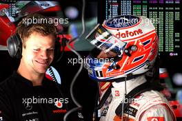 20.05.2011 Barcelona, Spain,  Jenson Button (GBR), McLaren Mercedes - Formula 1 World Championship, Rd 05, Spainish Grand Prix, Friday Practice