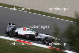 20.05.2011 Barcelona, Spain,  Sergio Perez (MEX), Sauber F1 Team  - Formula 1 World Championship, Rd 05, Spainish Grand Prix, Friday Practice