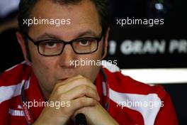 20.05.2011 Barcelona, Spain,  Stefano Domenicali (ITA) Ferrari General Director - Formula 1 World Championship, Rd 05, Spainish Grand Prix, Friday Press Conference