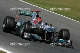 20.05.2011 Barcelona, Spain,  Michael Schumacher (GER), Mercedes GP  - Formula 1 World Championship, Rd 05, Spainish Grand Prix, Friday Practice