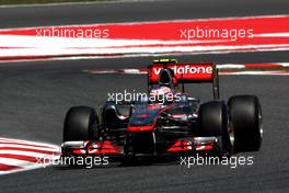 20.05.2011 Barcelona, Spain,  Jenson Button (GBR), McLaren Mercedes, MP4-26 - Formula 1 World Championship, Rd 05, Spainish Grand Prix, Friday Practice