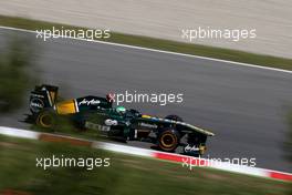 20.05.2011 Barcelona, Spain,  Heikki Kovalainen (FIN), Team Lotus  - Formula 1 World Championship, Rd 05, Spainish Grand Prix, Friday Practice