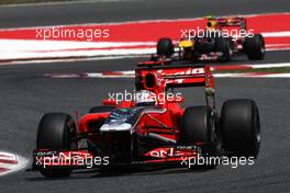 20.05.2011 Barcelona, Spain,  Jérôme d'Ambrosio (BEL), Marussia Virgin Racing - Formula 1 World Championship, Rd 05, Spainish Grand Prix, Friday Practice