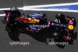20.05.2011 Barcelona, Spain,  Mark Webber (AUS), Red Bull Racing, RB7 - Formula 1 World Championship, Rd 05, Spainish Grand Prix, Friday Practice