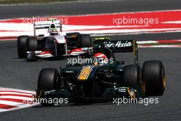 20.05.2011 Barcelona, Spain,  Jarno Trulli (ITA), Team Lotus, TL11- Formula 1 World Championship, Rd 05, Spainish Grand Prix, Friday Practice