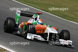 20.05.2011 Barcelona, Spain,  Adrian Sutil (GER), Force India  - Formula 1 World Championship, Rd 05, Spainish Grand Prix, Friday Practice