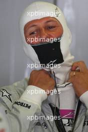 20.05.2011 Barcelona, Spain,  Michael Schumacher (GER), Mercedes GP Petronas F1 Team - Formula 1 World Championship, Rd 05, Spainish Grand Prix, Friday Practice