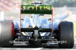 20.05.2011 Barcelona, Spain,  Vitaly Petrov (RUS), Lotus Renault GP, R31, rear diffuser, technical - Formula 1 World Championship, Rd 05, Spainish Grand Prix, Friday Practice