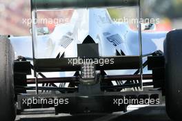 20.05.2011 Barcelona, Spain,  Nico Rosberg (GER), Mercedes GP Petronas F1 Team, MGP W02 rear diffuser, technical - Formula 1 World Championship, Rd 05, Spainish Grand Prix, Friday Practice