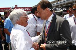 22.05.2011 Barcelona, Spain,  Bernie Ecclestone (GBR) - Formula 1 World Championship, Rd 05, Spainish Grand Prix, Sunday Pre-Race Grid