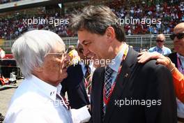 22.05.2011 Barcelona, Spain,  Bernie Ecclestone (GBR) - Formula 1 World Championship, Rd 05, Spainish Grand Prix, Sunday Pre-Race Grid