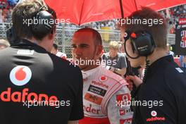 22.05.2011 Barcelona, Spain,  Lewis Hamilton (GBR), McLaren Mercedes  - Formula 1 World Championship, Rd 05, Spainish Grand Prix, Sunday Pre-Race Grid