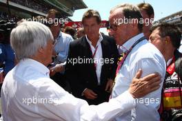 22.05.2011 Barcelona, Spain,  Bernie Ecclestone (GBR) - Formula 1 World Championship, Rd 05, Spainish Grand Prix, Sunday Pre-Race Grid