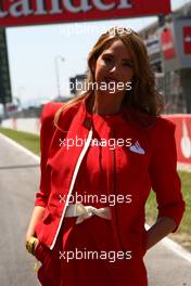 22.05.2011 Barcelona, Spain,  Grid girl - Formula 1 World Championship, Rd 05, Spainish Grand Prix, Sunday Grid Girl