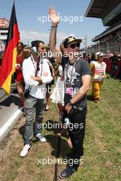 22.05.2011 Barcelona, Spain,  Jorge Lorenzo (ESP) MotoGP Champion - Formula 1 World Championship, Rd 05, Spainish Grand Prix, Sunday Pre-Race Grid