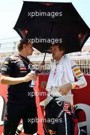 22.05.2011 Barcelona, Spain,  Sebastian Vettel (GER), Red Bull Racing - Formula 1 World Championship, Rd 05, Spainish Grand Prix, Sunday Pre-Race Grid