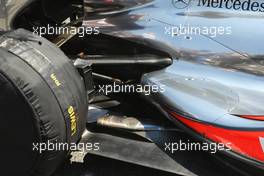 22.05.2011 Barcelona, Spain,  McLaren Mercedes Technical detail  - Formula 1 World Championship, Rd 05, Spainish Grand Prix, Sunday Pre-Race Grid