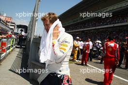 22.05.2011 Barcelona, Spain,  Sebastian Vettel (GER), Red Bull Racing - Formula 1 World Championship, Rd 05, Spainish Grand Prix, Sunday Pre-Race Grid