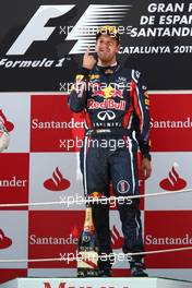 22.05.2011 Barcelona, Spain,  1st place Sebastian Vettel (GER), Red Bull Racing - Formula 1 World Championship, Rd 05, Spainish Grand Prix, Sunday Podium