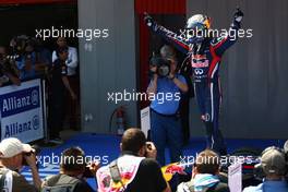 22.05.2011 Barcelona, Spain,  1st place Sebastian Vettel (GER), Red Bull Racing - Formula 1 World Championship, Rd 05, Spainish Grand Prix, Sunday Podium