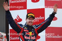 22.05.2011 Barcelona, Spain,  1st place Sebastian Vettel (GER), Red Bull Racing - Formula 1 World Championship, Rd 05, Spainish Grand Prix, Sunday Podium