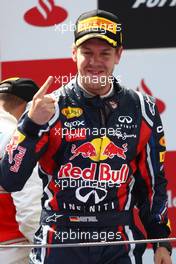 22.05.2011 Barcelona, Spain,  1st place Sebastian Vettel (GER), Red Bull Racing - Formula 1 World Championship, Rd 05, Spainish Grand Prix, Sunday Podium