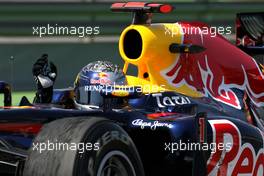 22.05.2011 Barcelona, Spain,  Sebastian Vettel (GER), Red Bull Racing  - Formula 1 World Championship, Rd 05, Spainish Grand Prix, Sunday Podium