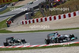 22.05.2011 Barcelona, Spain,  Michael Schumacher (GER), Mercedes GP Petronas F1 Team - Formula 1 World Championship, Rd 05, Spainish Grand Prix, Sunday Race