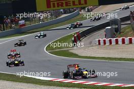 22.05.2011 Barcelona, Spain,  Sebastian Vettel (GER), Red Bull Racing - Formula 1 World Championship, Rd 05, Spainish Grand Prix, Sunday Race