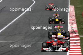 22.05.2011 Barcelona, Spain,  Fernando Alonso (ESP), Scuderia Ferrari  - Formula 1 World Championship, Rd 05, Spainish Grand Prix, Sunday Race