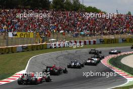 22.05.2011 Barcelona, Spain,  Narain Karthikeyan (IND), Hispania Racing F1 Team, HRT - Formula 1 World Championship, Rd 05, Spainish Grand Prix, Sunday Race