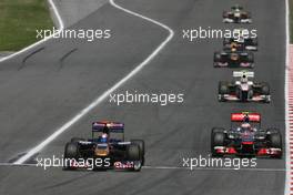 22.05.2011 Barcelona, Spain,  Sebastien Buemi (SUI), Scuderia Toro Rosso  - Formula 1 World Championship, Rd 05, Spainish Grand Prix, Sunday Race