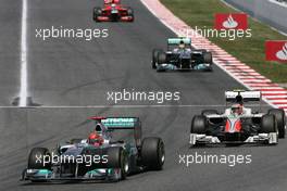 22.05.2011 Barcelona, Spain,  Michael Schumacher (GER), Mercedes GP  - Formula 1 World Championship, Rd 05, Spainish Grand Prix, Sunday Race