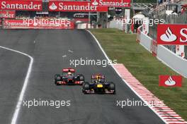 22.05.2011 Barcelona, Spain,  Sebastian Vettel (GER), Red Bull Racing  - Formula 1 World Championship, Rd 05, Spainish Grand Prix, Sunday Race