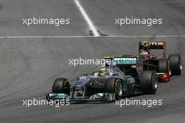 22.05.2011 Barcelona, Spain,  Nico Rosberg (GER), Mercedes GP  - Formula 1 World Championship, Rd 05, Spainish Grand Prix, Sunday Race