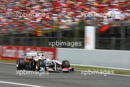 22.05.2011 Barcelona, Spain,  Sergio Pérez (MEX), Sauber F1 Team - Formula 1 World Championship, Rd 05, Spainish Grand Prix, Sunday Race