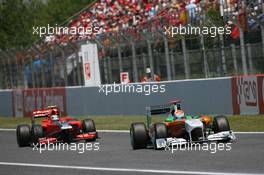 22.05.2011 Barcelona, Spain,  Adrian Sutil (GER), Force India F1 Team - Formula 1 World Championship, Rd 05, Spainish Grand Prix, Sunday Race