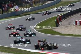 22.05.2011 Barcelona, Spain,  Vitaly Petrov (RUS), Lotus Renault GP - Formula 1 World Championship, Rd 05, Spainish Grand Prix, Sunday Race